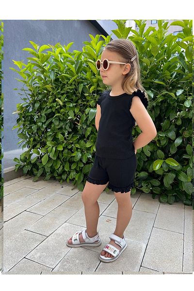 My Kids Wear Frilly Girl's Shorts Set