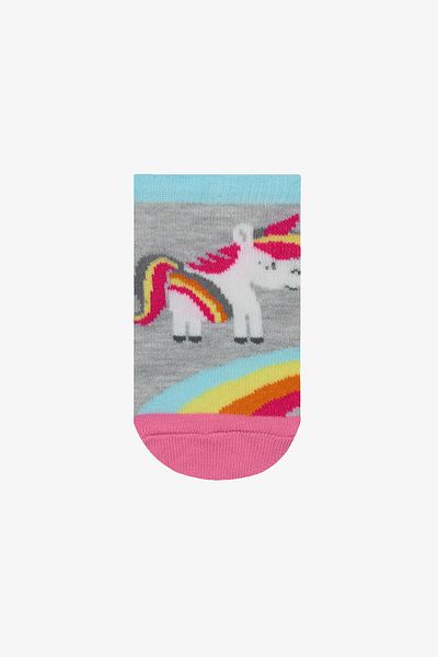 Penti Чорапи за момичета Unicorn Love 3-Pack Booties