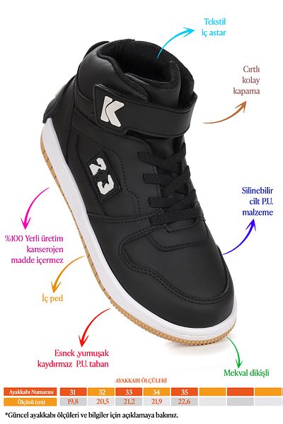 Kiko Kids Αθλητικά παπούτσια για αγόρια Carde Daily Velcro