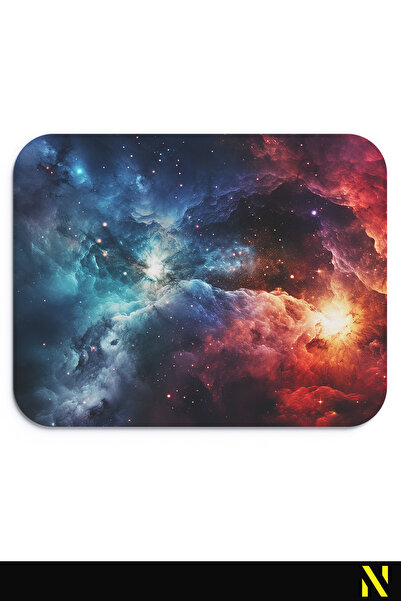 nilizma Mousepad ergonomic colorat cu tematică Galaxy, ideal pentru utilizarea acasă și la birou, cu suprafață anti-alunecare.