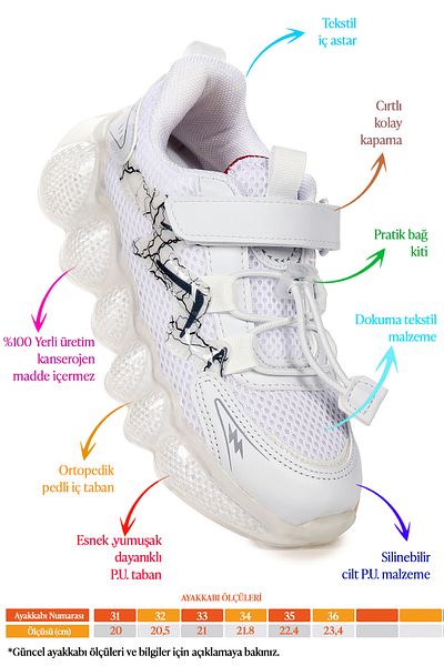 Kiko Kids Pantofi sport pentru băieți Codille Velcro Mesh