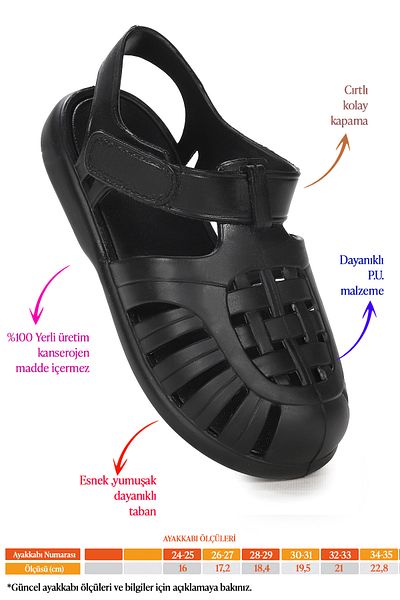 Kiko Kids Fina Boys' Sandals - Casual, Sea, Pool and Beach Shoes