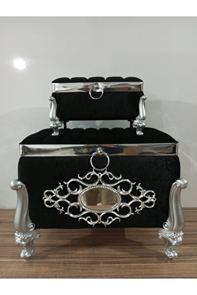 Sonem Çeyiz Çeyiz Sandık Nişan Bohça Damat Gelin Sandığı 2li 0657