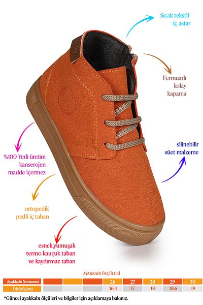 Kiko Kids Boy's Casual Boots - Homer Zippered Shoes