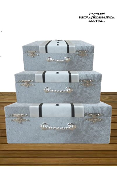 Sonem Çeyiz 3-х секційний скринька для весільного приданого - Придане 0130