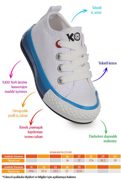 Kiko Kids Adidași de in pentru băieți - Tinna Lace-Up