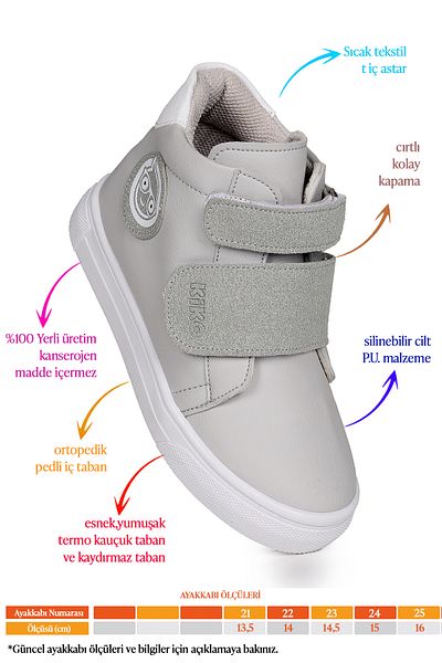 Kiko Kids Coyote Velcro Casual Boots for Baby Boy