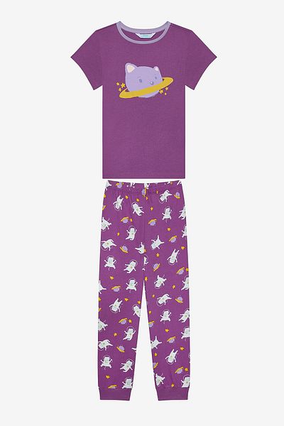 Penti Girl's Universe 2-Piece Multicolor Pajama Set