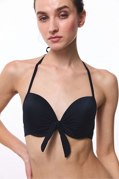 Penti Μαύρο Cup Push Up Underwire μπικίνι