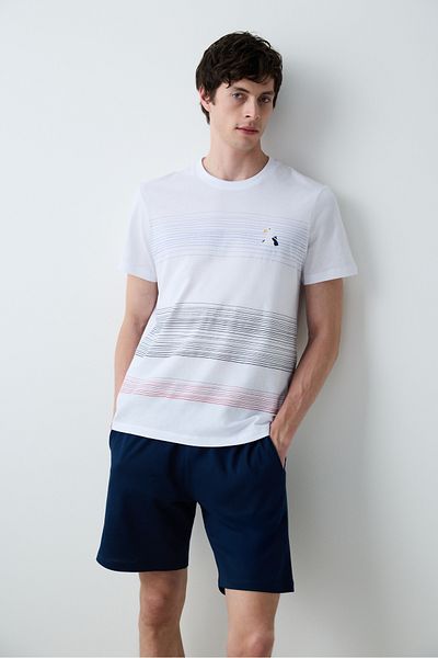 Penti Σετ πιτζάμες Seagull Shorts Πολύχρωμη με τσέπες