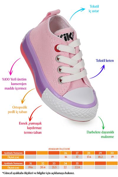 Kiko Kids Pantofi de in pentru fete - Tinna Lace-Up
