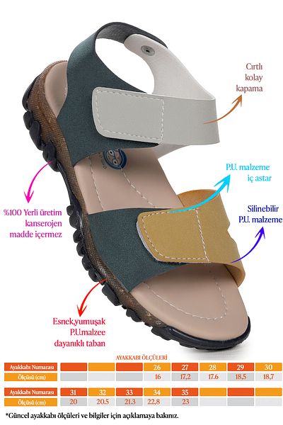 Kiko Kids Sandale pentru băieți Arz 2362
