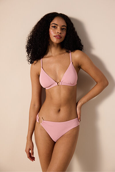 Penti Ekua Üçgen Fit Dokulu Pembe Bikini Üstü