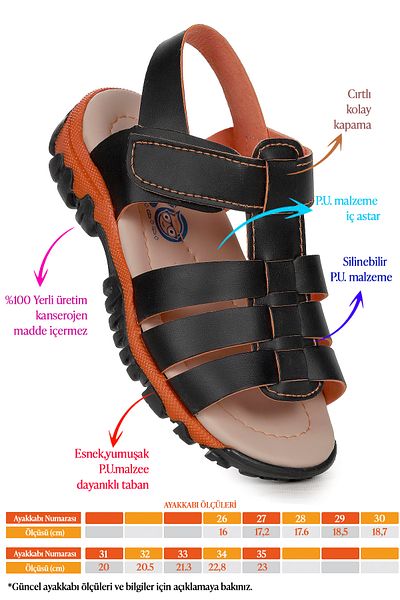 Kiko Kids Boy's Sandals Arz 2358