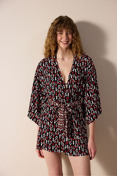 Penti Corus Multicolored Kimono Set