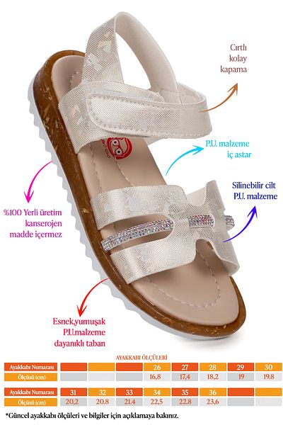 Kiko Kids Sandale pentru fetiță Arz 2345