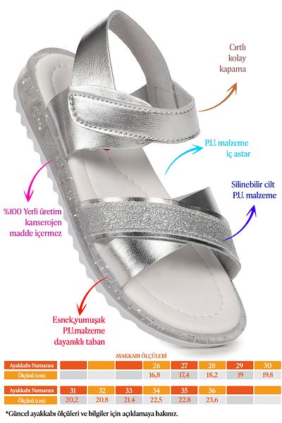 Kiko Kids Girl's Sandals Arz 2349