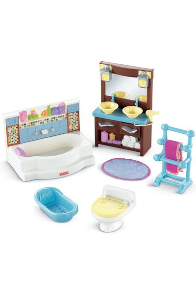 FISHER PRICE Fisher-Price Loving Family Bathroom Playset