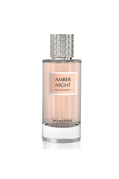 Milestone Amber Night, Unisex fragrance, 85 ml, floral and woody notes, elegant
