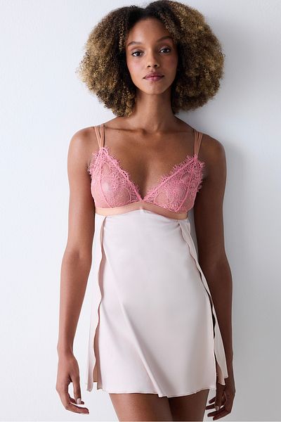 Penti Σατέν Δαντέλα Δαντέλα Babydoll