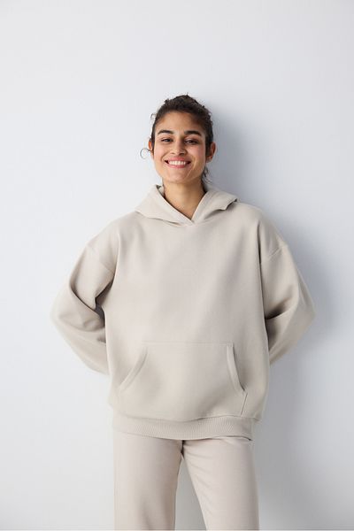 Penti Φούτερ με πέτρινη κουκούλα Oversize Raster