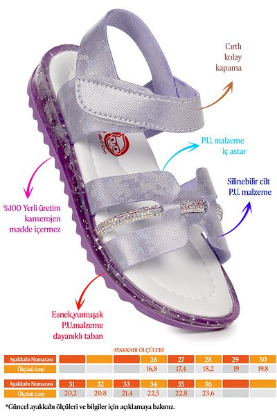 Kiko Kids Sandale pentru fetiță Arz 2345