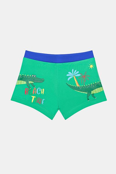 Penti Σορτς για αγόρια Crocodile Green Swim
