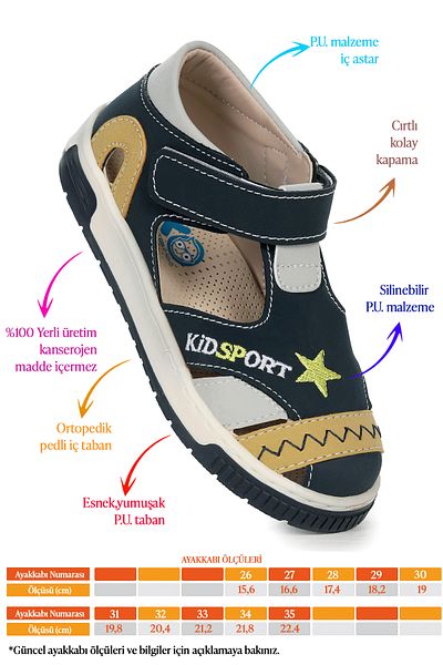 Kiko Kids Παπούτσια Casual για αγόρια Arz 2322