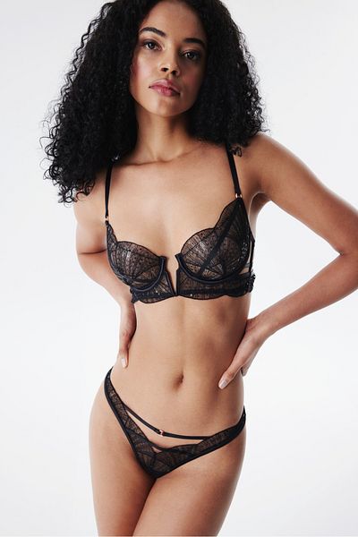 Penti Hera Black Underwire Bra - Privee Collection