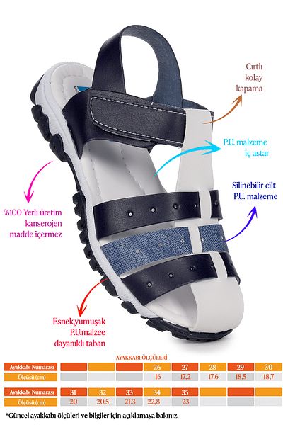 Kiko Kids Sandale pentru băieți Arz 2356