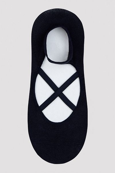 Penti Cross Navy Blue чорапи за пилатес и йога