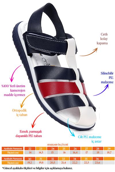 Kiko Kids Σανδάλια για αγόρια Şb 22479-287