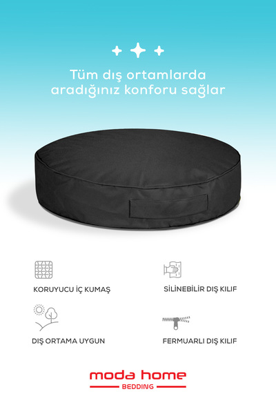 moda home bedding Sıvı Geçirmez Minder | Dekoratif,balkon, Bahçe, Plaj, Kamp,...