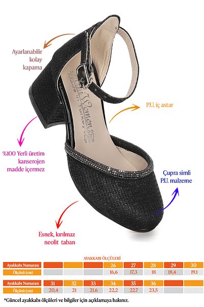 Kiko Kids Вечерни сандали с токчета Ressa Çupra Stoned за момичета, 5 см