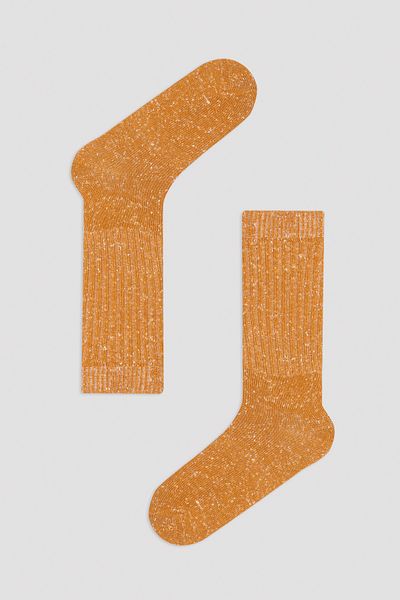 Penti Saffron Dot Patterned Socks