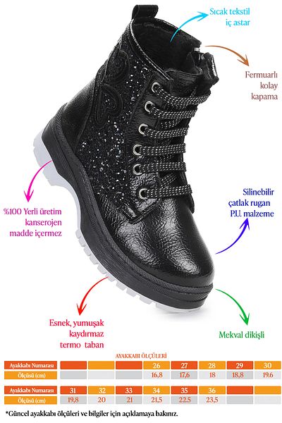 Kiko Kids 612 Vakko Thermo Sole Girls Boots