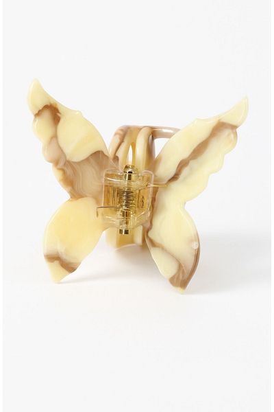 Roberta Lorenz Women's Butterfly Design Bone Material Special Design Hairpin 6 cm