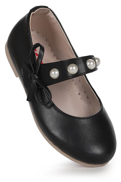 Kiko Kids Bareti Skin Pearl Daily Velcro Παπούτσια μπαλαρίνας για κορίτσια