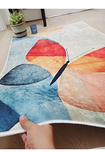 Ardizayn Butterfly - Non-Slip, Non-Spill Base (80X120 cm) Bathroom Carpet, Bath Mat