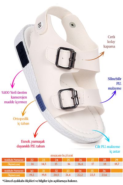 Kiko Kids Boy's Sandals Şb 2330-39