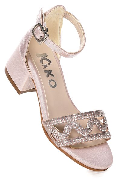 Kiko Kids Else Daily Fetiță Sandale Cu Toc 3 Cm Pantofi Rochie De Seară