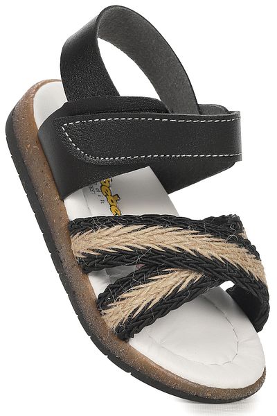 Kiko Kids Sandale negre pentru fete 2687-91