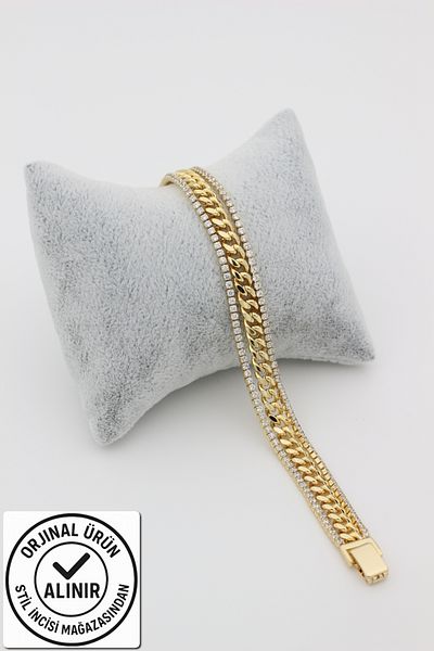 XUPING JEWELRY Style Pearl/ Medium Twist Two Stripe Zircon Stone Bracelet