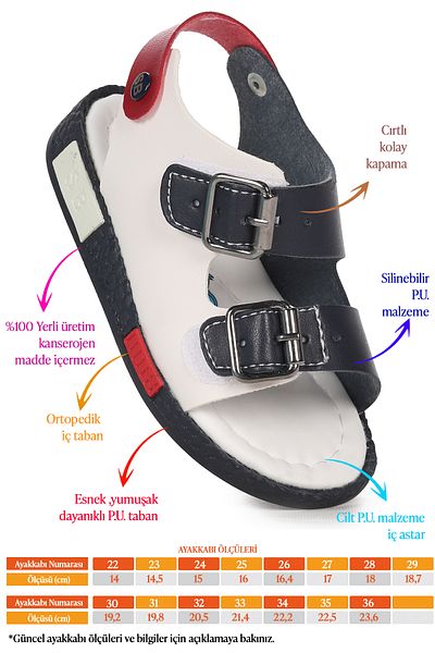 Kiko Kids Boy's Sandals Şb 2330-39
