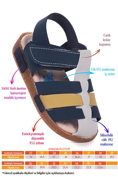Kiko Kids Sandale Băieți Şb 2479-87