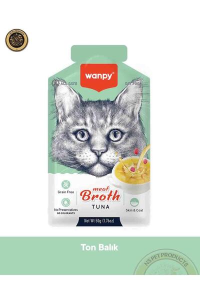 Wanpy Ton Balık Çorbası Kedi Ödül Maması 50 gr
