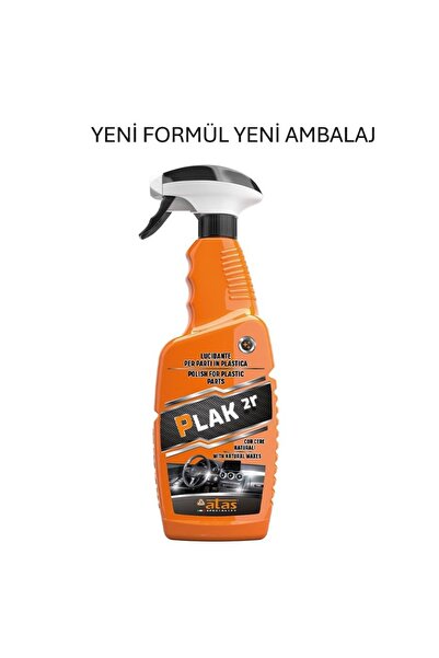 İtalyan ATAS Plak2r 750 ml Torpido Ve Plastik Yüzey Parlatıcı Koruyucu Mat Ve...