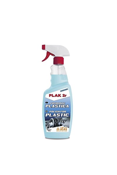 İtalyan ATAS Plak2r 750 ml Torpido Ve Plastik Yüzey Parlatıcı Koruyucu Mat Ve Antistatik Uv Koruma Özellikli