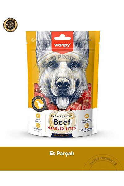 Wanpy Marbled Ödül Et Parçaları Köpek Ödül Maması 100 gr