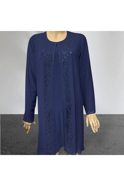 RENAR Plus Size Stylish Quality Chiffon Tunic Evening Dress Wedding Dress Daily Engagement Henna
